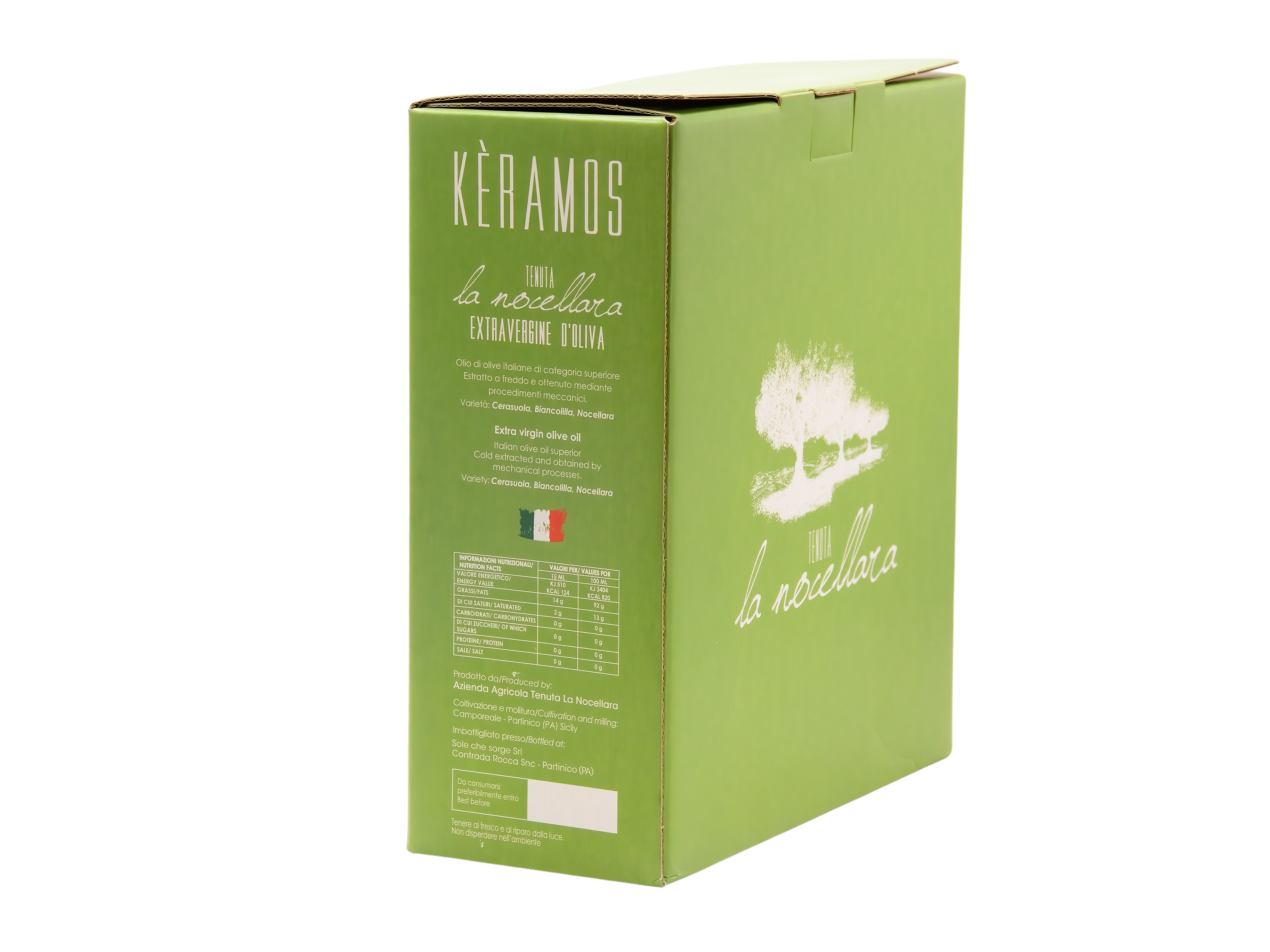 Olio EVO Keramos - Bag in Box da 5 litri